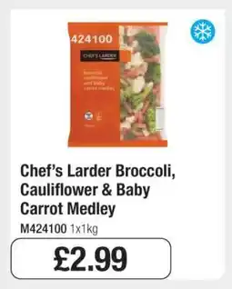 Makro Chef’s Larder Broccoli, Cauliflower & Baby Carrot Medley offer