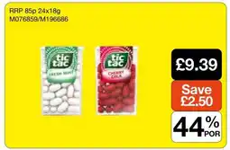 Makro Tic Tac Fresh Mint/Cherry Cola offer