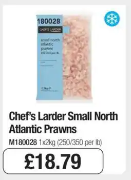 Makro Chef’s Larder Small North Atlantic Prawns offer