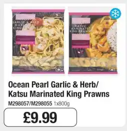 Makro Ocean Pearl Garlic & Herb/Katsu Marinated King Prawns offer