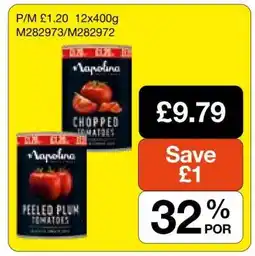 Makro Napolina Tomatoes offer