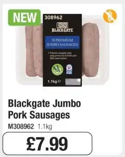 Makro Blackgate Jumbo Pork Sausages offer