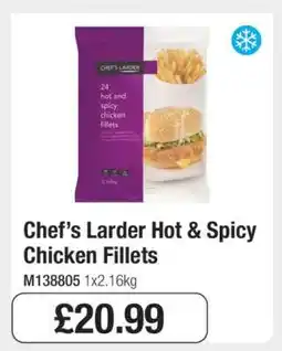 Makro Chef’s Larder Hot & Spicy Chicken Fillets offer