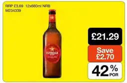 Makro Estrella Beer offer