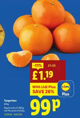 Lidl Tangerines offer