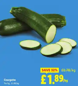 Lidl Courgette offer