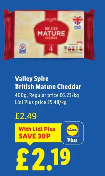 Valley Spire British Mature Cheddar