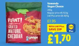 Lidl Vemondo Vegan Cheese offer