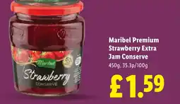 Lidl Maribel Premium Strawberry Extra Jam Conserve offer