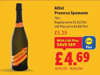 Allini Prosecco Spumante