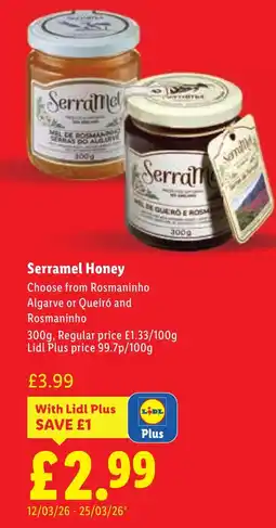 Lidl Serramel Honey offer