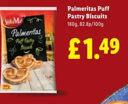 Lidl Palmeritas Puff Pastry Biscuit offer
