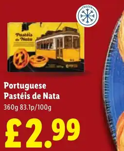 Lidl Portuguese Pastéis de Nata offer