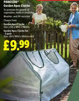 Lidl PARKSIDE Garden Apex Cloche offer