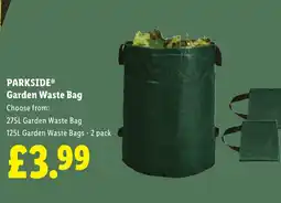 Lidl PARKSIDE Garden Waste Bag offer