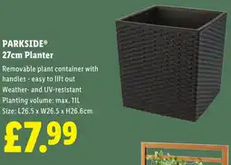 Lidl PARKSIDE 27cm Planter offer