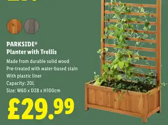 PARKSIDE Planter with Trellis