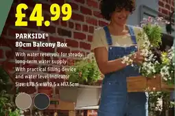 Lidl PARKSIDE 80cm Balcony Box offer