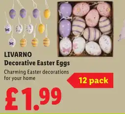 Lidl LIVARNO Decorative Easter Eggs offer