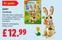 Lidl LEGO Cute Bunny offer