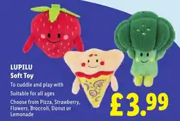 Lidl LUPILU Soft Toy offer