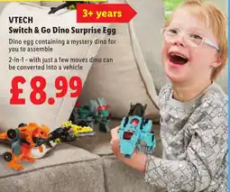Lidl VTECH Switch & Go Dino Surprise Egg offer