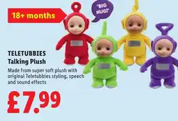 Lidl TELETUBBIES Talking Plush offer