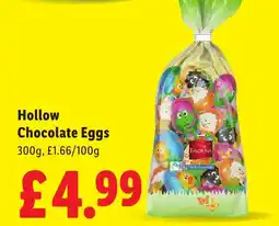 Lidl Hollow Chocolate Eggs offer