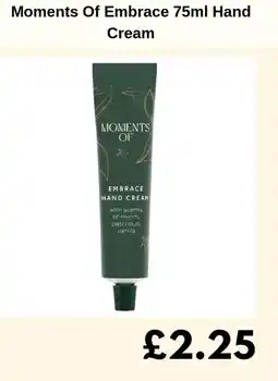 Sainsbury's Moments Of Embrace Hand Cream offer