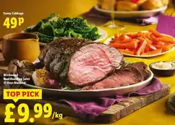 Lidl Birchwood Beef Roasting Joint 21 Days Matured offer