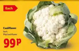 Lidl Cauliflower offer