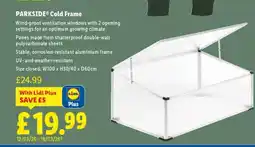 Lidl PARKSIDE Cold Frame offer