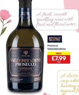 Aldi Prosecco Valdobbiadene offer