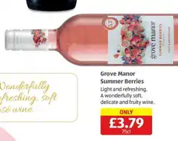 Aldi Grove Manor Summer Berries offer