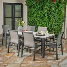 Costco SunVilla Palermo 7 Piece Sling Dining Set + Cover offer