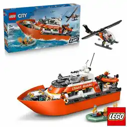 Costco LEGO City Coast Guard Rescue Boat & Helicopter Model 60504 (7+ Years) offer