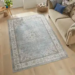 Costco Concept Looms Liberty Blue Washable Rug, in 3 Sizes offer