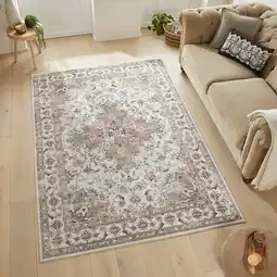 Costco Concept Looms Liberty Neutral Washable Rug, in 3 Sizes offer
