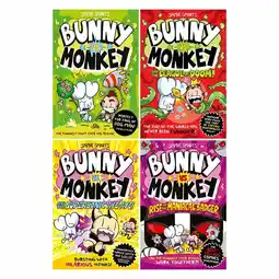 Costco Bunny vs Monkey Paperback x4 Book Collection offer