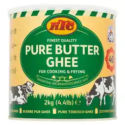 Costco KTC Pure Butter Ghee, 2kg offer