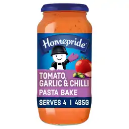 Iceland Homepride Pasta Bake Sauce Tomato, Garlic & Chilli offer