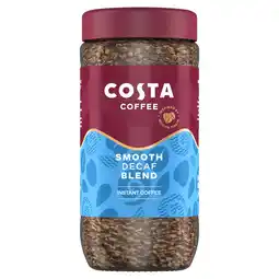 Iceland Costa Coffee Smooth Decaf Blend Instant Coffee 190g offer