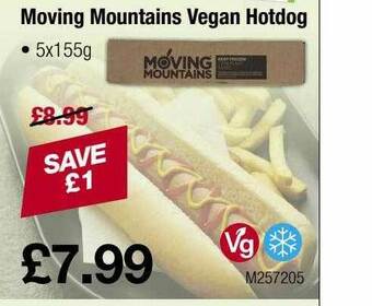 Makro Moving Mountains Vegan Hotdog offer