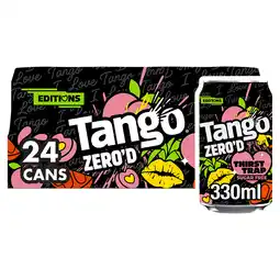 Iceland Tango Zero'd Thirst Trap Peach, Pineapple and Orange Sugar Free Cans 24 x 330ml offer