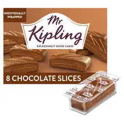 Iceland Mr Kipling Milk Chocolate Cake Slices 8 Pack offer