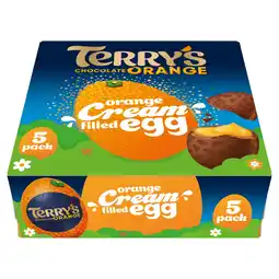 Iceland Terry's Chocolate Orange Cream Filled Egg Multipack 5 x 34g offer