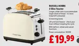 Lidl RUSSELL HOBBS 2 Slice Toaster offer