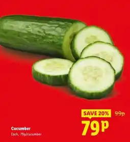 Lidl Cucumber offer