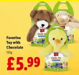Lidl Favorina Toy with Chocolate offer