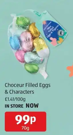 Aldi Choceur Filled Eggs & Characters offer